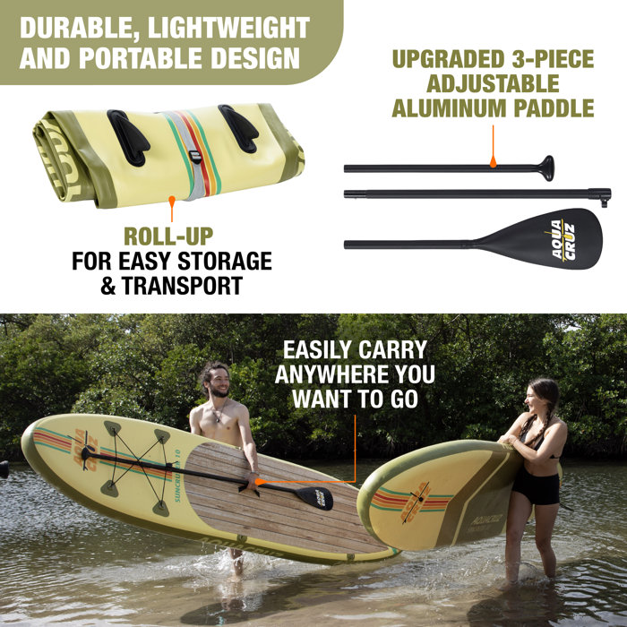 Aqua Cruz Aquacruz Suncruzer 10 ft Inflatable Stand Up Paddle Board